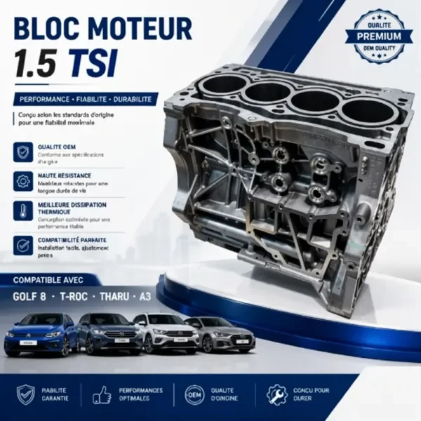 Bloc Moteur 1.5 Tsi Golf 8 T-ROC - 1