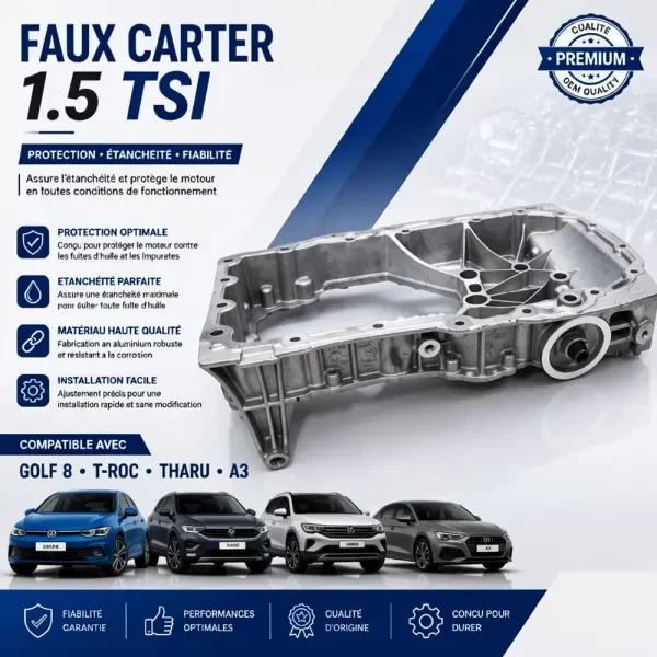 Carter D'huile 1.5 Tsi Golf 8 T-R - 1