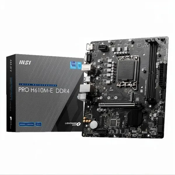 MSI PRO H610M-E DDR4 - Micro ATX - 1