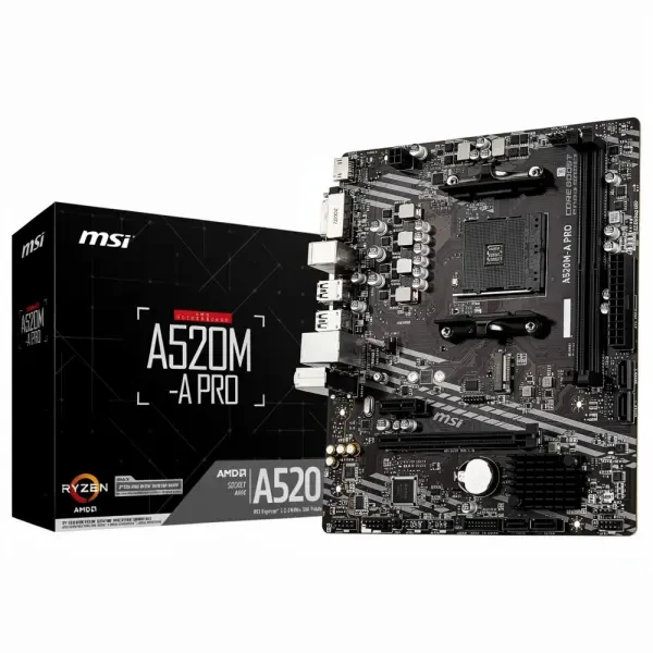 Carte Mere MSI A520M-A PRO - 1