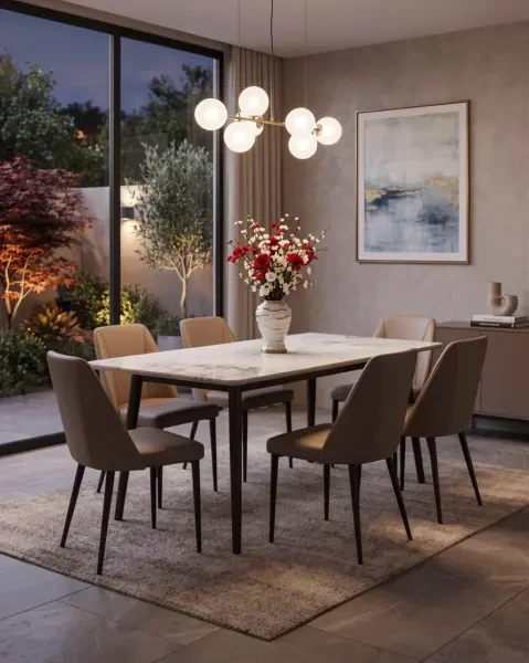 TABLE 6 CHAISES DT084 - 1