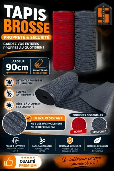 Tapis Brosse d'entrée Paillasson - 1