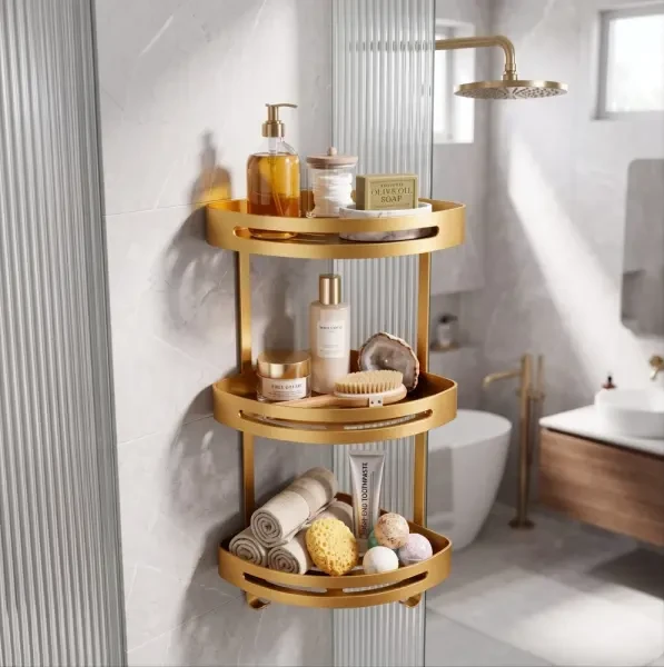 Étagère d'Angle de Salle de Bain - 1