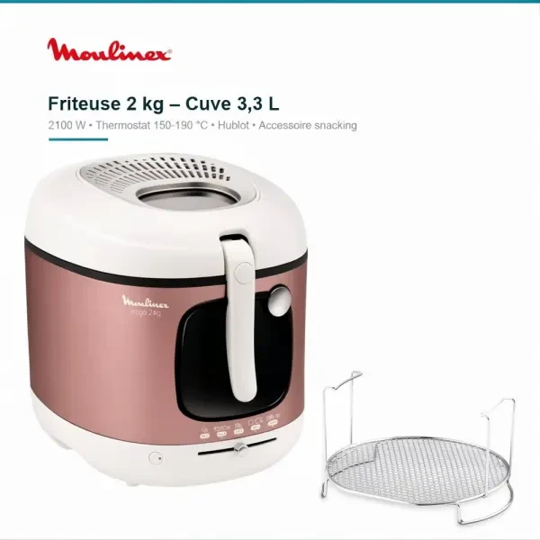 Friteuse 2 Kg Cuve 3,3 L 2100 W M - 1