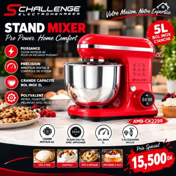 BATTEUR SUR SOCLE CHALLENGE 200W - 1