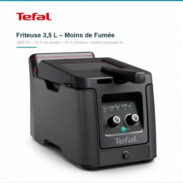 Friteuse À Huile 3,5 L 2000 W Moi - 1