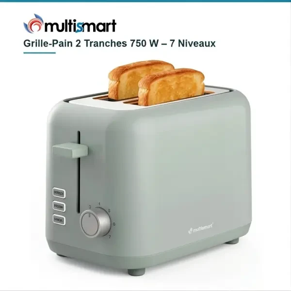 Grille-Pain 2 Tranches 750 W Fent - 1