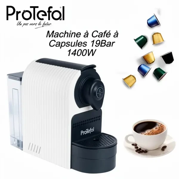 Machine à Café à Capsules 1400 W - 1