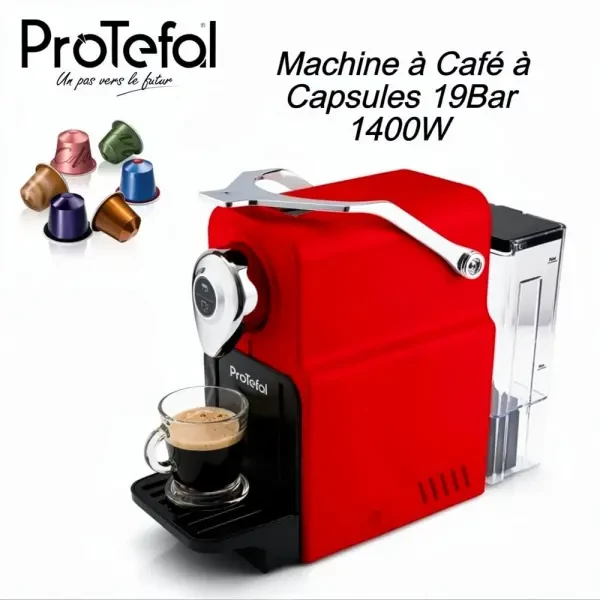Machine à Café à Capsules 1400 W - 1