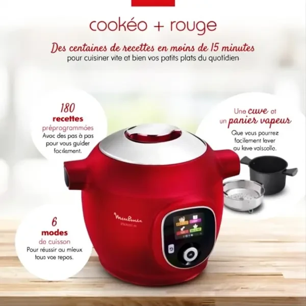 COOKEO MOULINEX 6L 180 RECETTES 6 - 1