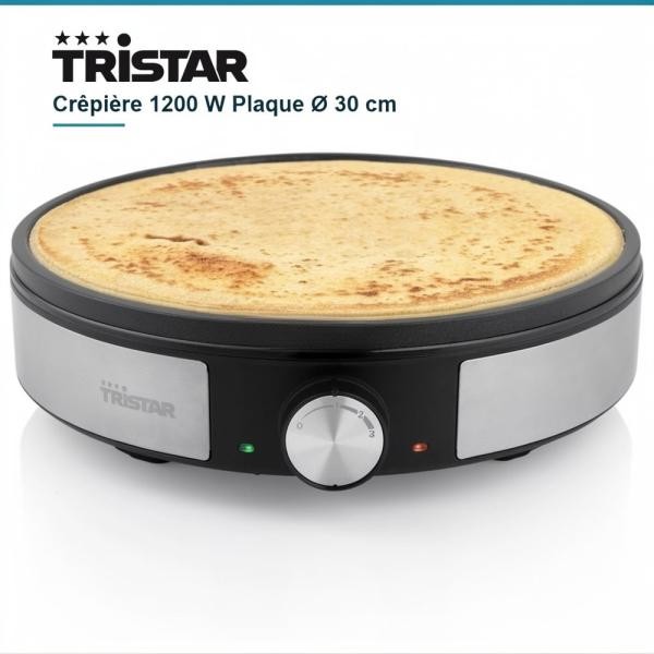 Crêpière 1200 W Plaque Antiadhési - 1
