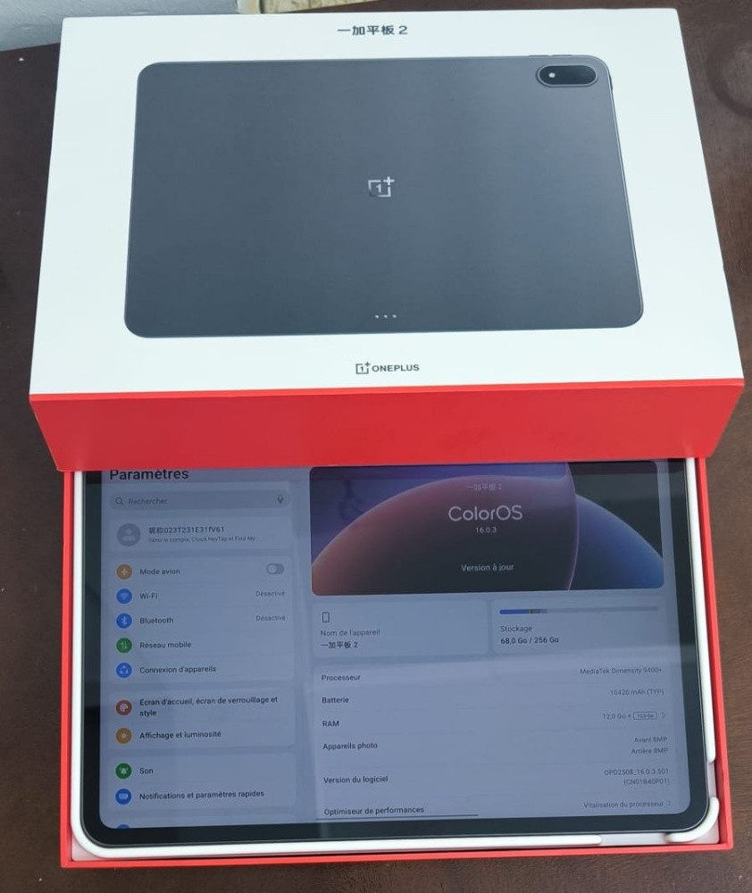 One plus pad 2 - 3