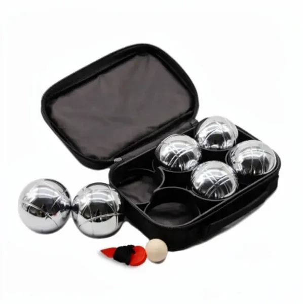 Jeu de boules de Pétanque Chromée - 1