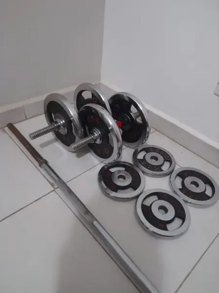 Halteres+disques+barre - 1