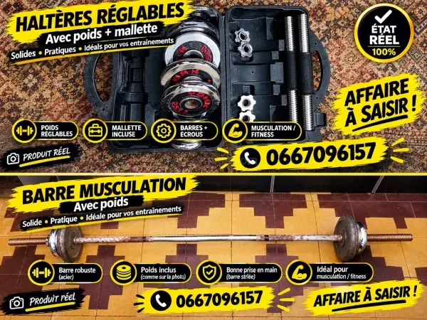 Valise de musculation 55k - 1