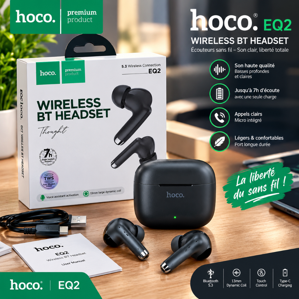 air pods hoco EQ2 original - 1