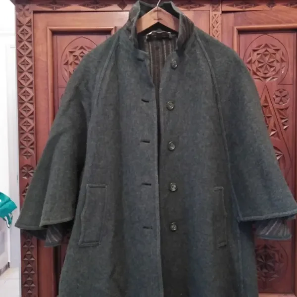 Cape / Manteau Laine made in Fran - 1