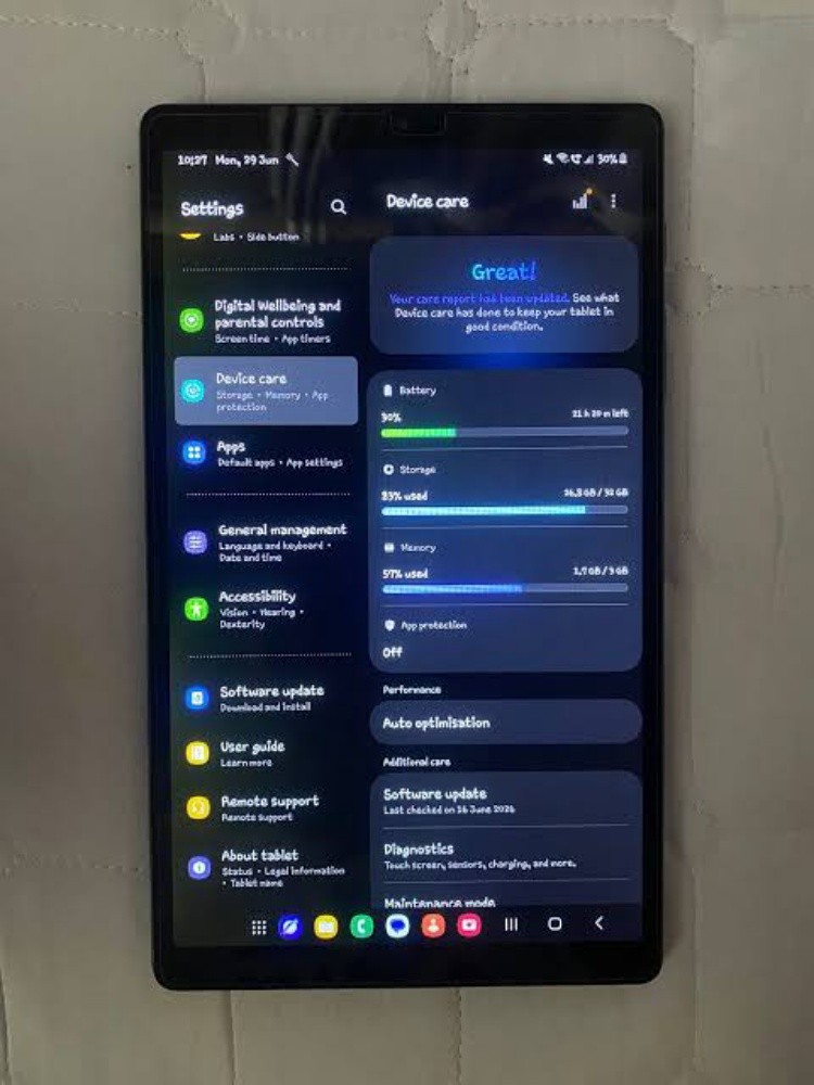 Tablet Samsung Galaxy Tab A7 Lite - 1