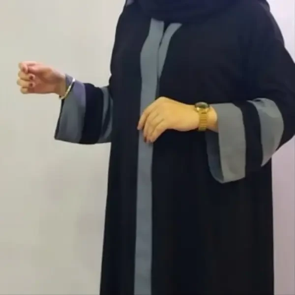 Abaya Dubaï et hijab - 1