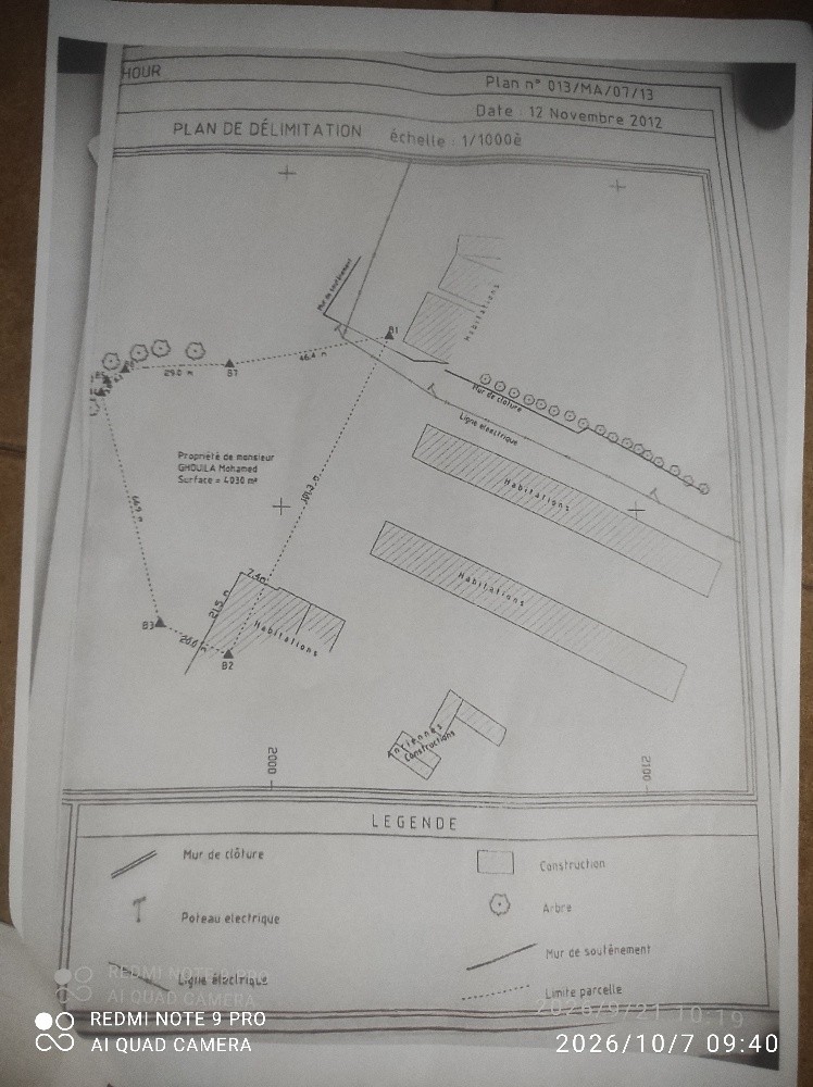 vend un lot de terrain urbanisé sup 4300m endroit calme - 3
