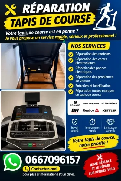 Réparation De Tapis De Course Ser - 1