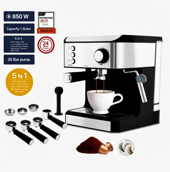 MACHINE À CAFÉ GERMANY 1,6L - 1