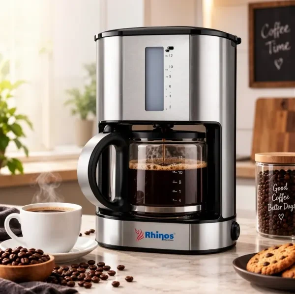 CAFETIÈRE ÉLECTRIQUE RHINOS 1,5L - 1