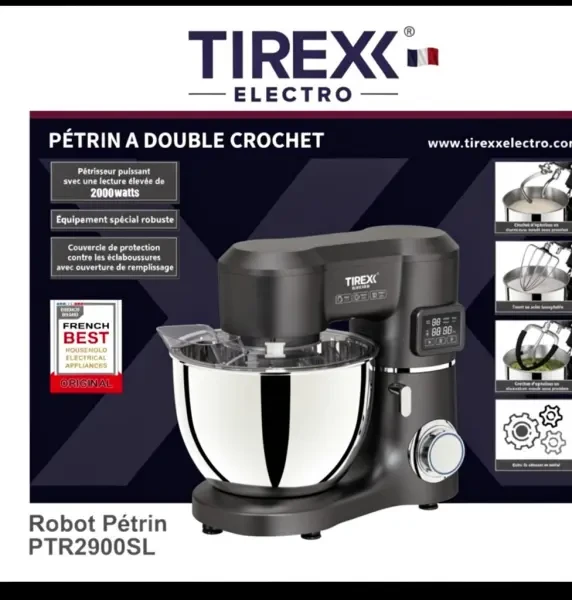 PÉTRIN TIREXX ELECTRO 8L - 1