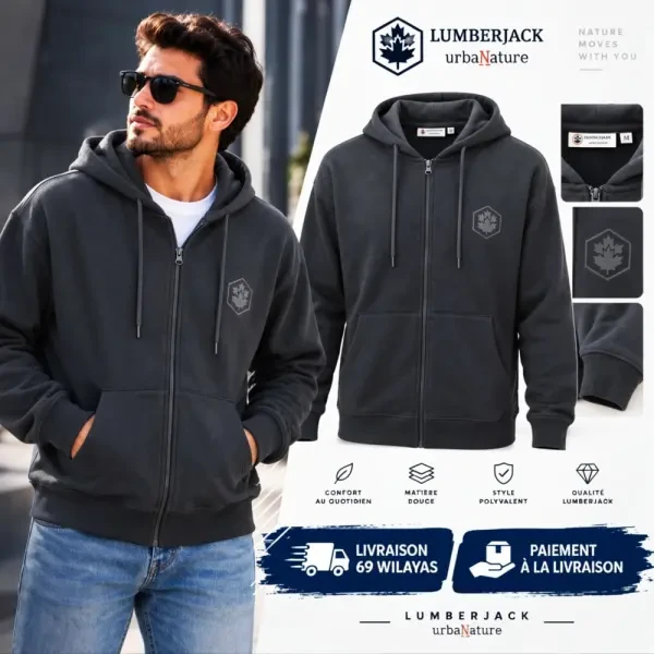 lumberjack ZIP HOODIE - 1
