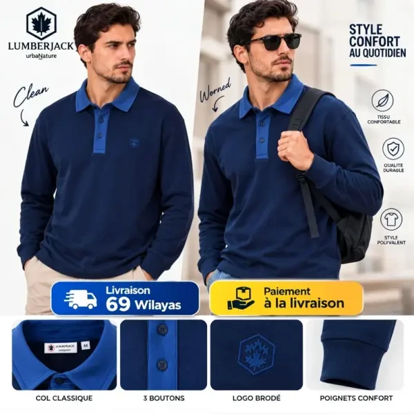 lumberjack POLO LS - 1