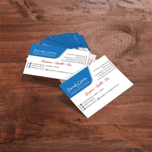 cartes visites verso calendrier