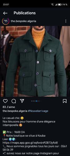 Blouson pour homme