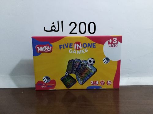 jeu de société 5 jeux en 1