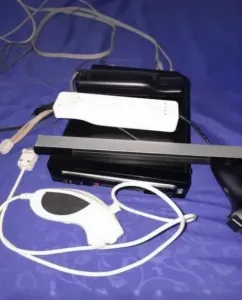 Nintendo Wii noir en bon état