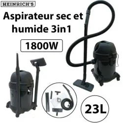 Aspirateur sec et humide 3in1