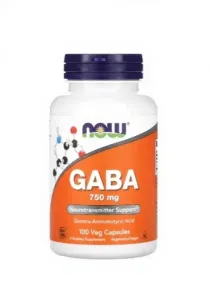 Now GABA 750 mg 100 capsules