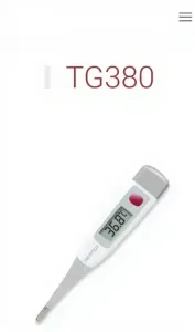 Thermomètre flexible rectale