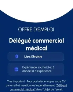 Délégué commercial médical