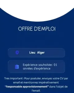 Responsable Approvisionnement