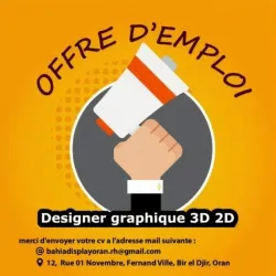 designer graphique 3D 2D