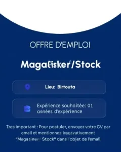 Magasinier / Stock