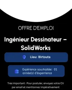 Ingénieur Dessinateur SolidWorks