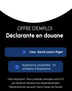 Déclarante en douane