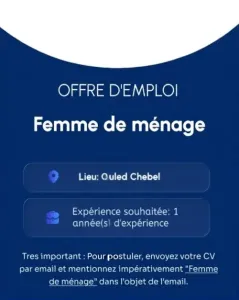 Femme de ménage