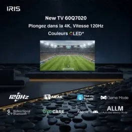 IRIS 60"Q7020 QLED GOOGLE TV 4K