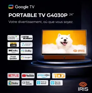 TV IRIS 24" PORTABLE G4030p FULL