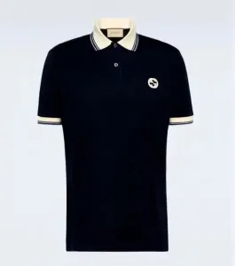 Gucci T-SHIRT Polo En Coton Avec