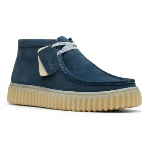 Clarks - Torhill Hi Blue Suede