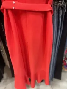 Robe De Cocktail Longue Orange