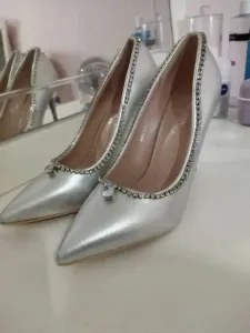 Escarpin argent